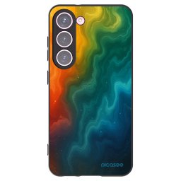 Fekete szilikon tok az alábbi mobiltelefonokra Samsung Galaxy S23 5G - Solar