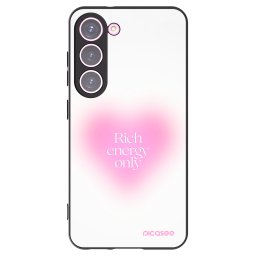 Fekete szilikon tok az alábbi mobiltelefonokra Samsung Galaxy S23 5G - Rich Energy