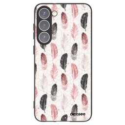 Fekete szilikon tok az alábbi mobiltelefonokra Samsung Galaxy S23+ 5G - Feather 2
