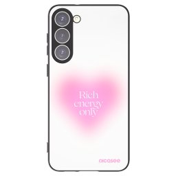 Fekete szilikon tok az alábbi mobiltelefonokra Samsung Galaxy S23+ 5G - Rich Energy