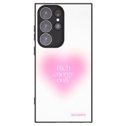 Fekete szilikon tok az alábbi mobiltelefonokra Samsung Galaxy S23 Ultra 5G - Rich Energy