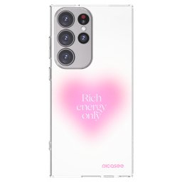 Átlátszó szilikon tok az alábbi mobiltelefonokra Samsung Galaxy S23 Ultra 5G - Rich Energy