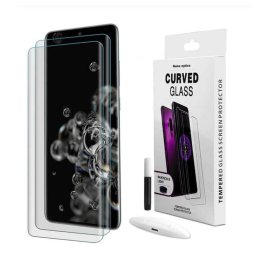 3x 3D UV ívelt üvegfólia az alábbi modellek számára Samsung Galaxy S23 Ultra 5G - 2+1 ingyen