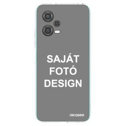 Átlátszó szilikon tok az alábbi mobiltelefonokra Xiaomi Poco X5 - Saját fotó/motívum