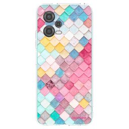 Átlátszó szilikon tok az alábbi mobiltelefonokra Xiaomi Poco X5 - Colorful roof