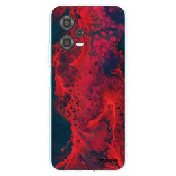 Átlátszó szilikon tok az alábbi mobiltelefonokra Xiaomi Poco X5 - Organic red