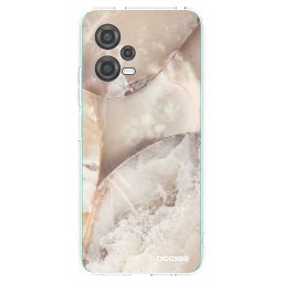 Átlátszó szilikon tok az alábbi mobiltelefonokra Xiaomi Poco X5 - Cream marble