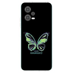 Átlátszó szilikon tok az alábbi mobiltelefonokra Xiaomi Poco X5 - Diamanty Blue