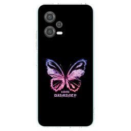 Átlátszó szilikon tok az alábbi mobiltelefonokra Xiaomi Poco X5 - Diamanty Purple