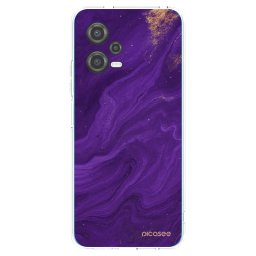 Átlátszó szilikon tok az alábbi mobiltelefonokra Xiaomi Poco X5 - Purple