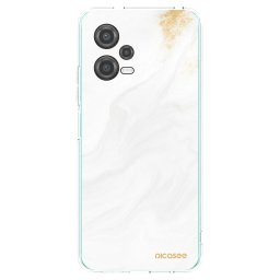 Átlátszó szilikon tok az alábbi mobiltelefonokra Xiaomi Poco X5 - White