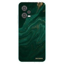 Átlátszó szilikon tok az alábbi mobiltelefonokra Xiaomi Poco X5 - Green