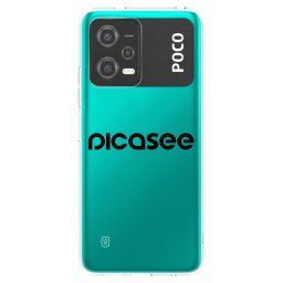 Átlátszó szilikon tok az alábbi mobiltelefonokra Xiaomi Poco X5 - Picasee - new logo - black
