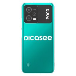 Átlátszó szilikon tok az alábbi mobiltelefonokra Xiaomi Poco X5 - Picasee - new logo - white