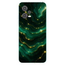 Átlátszó szilikon tok az alábbi mobiltelefonokra Xiaomi Poco X5 - Emerald