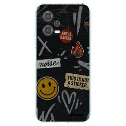 Átlátszó szilikon tok az alábbi mobiltelefonokra Xiaomi Poco X5 - STICKERS x TAGS