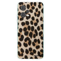 Átlátszó szilikon tok az alábbi mobiltelefonokra Xiaomi Poco X5 - Brown Tiger