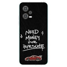 Átlátszó szilikon tok az alábbi mobiltelefonokra Xiaomi Poco X5 - Dark Racer
