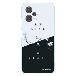 Átlátszó szilikon tok az alábbi mobiltelefonokra Xiaomi Poco X5 - Life - Death