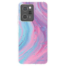 Átlátszó szilikon tok az alábbi mobiltelefonokra Xiaomi Poco X5 Pro - Pink liquid