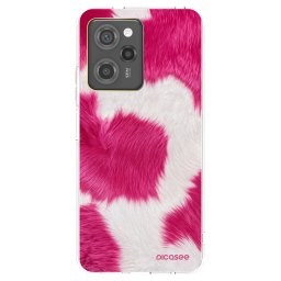 Átlátszó szilikon tok az alábbi mobiltelefonokra Xiaomi Poco X5 Pro - Pink Moo