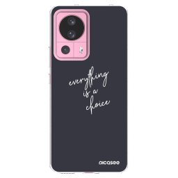 Átlátszó szilikon tok az alábbi mobiltelefonokra Xiaomi 13 Lite - Everything is a choice