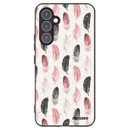 Fekete szilikon tok az alábbi mobiltelefonokra Samsung Galaxy A54 5G A546B - Feather 2