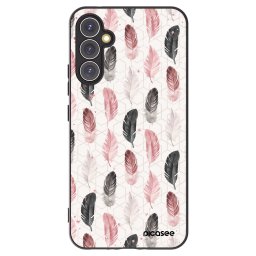 Fekete szilikon tok az alábbi mobiltelefonokra Samsung Galaxy A34 5G A346B - Feather 2