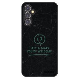 Fekete szilikon tok az alábbi mobiltelefonokra Samsung Galaxy A34 5G A346B - LEFT A MARK