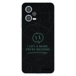 Átlátszó szilikon tok az alábbi mobiltelefonokra Xiaomi Redmi Note 12 5G - LEFT A MARK