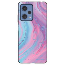 Fekete szilikon tok az alábbi mobiltelefonokra Xiaomi Redmi Note 12 Pro 5G - Pink liquid