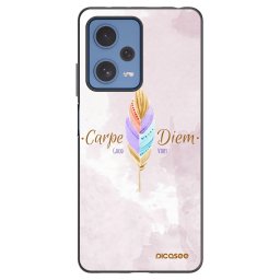 Fekete szilikon tok az alábbi mobiltelefonokra Xiaomi Redmi Note 12 Pro 5G - Carpe Diem