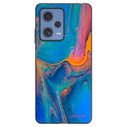 Fekete szilikon tok az alábbi mobiltelefonokra Xiaomi Redmi Note 12 Pro 5G - Rainbow