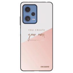 Fekete szilikon tok az alábbi mobiltelefonokra Xiaomi Redmi Note 12 Pro 5G - You create your own opportunities