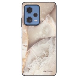 Fekete szilikon tok az alábbi mobiltelefonokra Xiaomi Redmi Note 12 Pro 5G - Cream marble