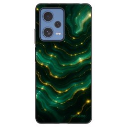 Fekete szilikon tok az alábbi mobiltelefonokra Xiaomi Redmi Note 12 Pro 5G - Emerald
