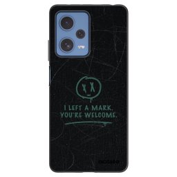 Fekete szilikon tok az alábbi mobiltelefonokra Xiaomi Redmi Note 12 Pro 5G - LEFT A MARK