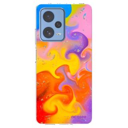 Átlátszó szilikon tok az alábbi mobiltelefonokra Xiaomi Redmi Note 12 Pro 5G - Bubbles