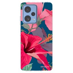 Átlátszó szilikon tok az alábbi mobiltelefonokra Xiaomi Redmi Note 12 Pro 5G - Hibiscus