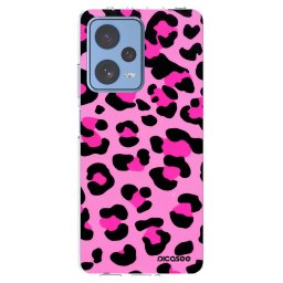 Átlátszó szilikon tok az alábbi mobiltelefonokra Xiaomi Redmi Note 12 Pro 5G - Pink Tiger