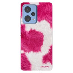 Átlátszó szilikon tok az alábbi mobiltelefonokra Xiaomi Redmi Note 12 Pro 5G - Pink Moo
