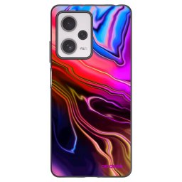 Fekete szilikon tok az alábbi mobiltelefonokra Xiaomi Redmi Note 12 Pro+ 5G - Electric