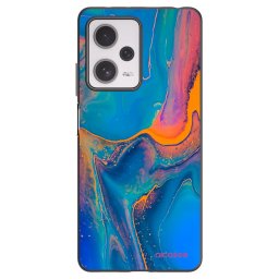 Fekete szilikon tok az alábbi mobiltelefonokra Xiaomi Redmi Note 12 Pro+ 5G - Rainbow