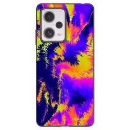 Fekete szilikon tok az alábbi mobiltelefonokra Xiaomi Redmi Note 12 Pro+ 5G - Burn