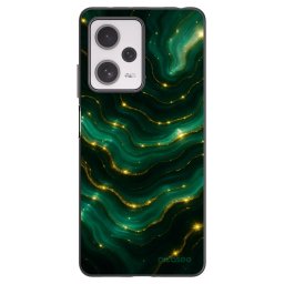 Fekete szilikon tok az alábbi mobiltelefonokra Xiaomi Redmi Note 12 Pro+ 5G - Emerald