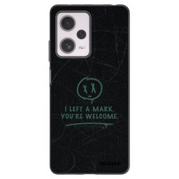 Fekete szilikon tok az alábbi mobiltelefonokra Xiaomi Redmi Note 12 Pro+ 5G - LEFT A MARK