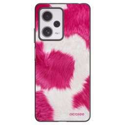 Fekete szilikon tok az alábbi mobiltelefonokra Xiaomi Redmi Note 12 Pro+ 5G - Pink Moo