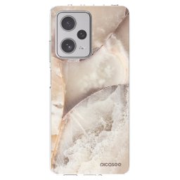 Átlátszó szilikon tok az alábbi mobiltelefonokra Xiaomi Redmi Note 12 Pro+ 5G - Cream marble