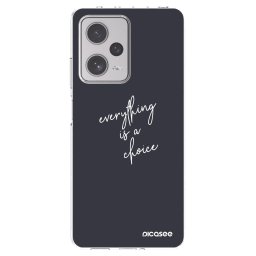 Átlátszó szilikon tok az alábbi mobiltelefonokra Xiaomi Redmi Note 12 Pro+ 5G - Everything is a choice