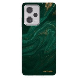 Átlátszó szilikon tok az alábbi mobiltelefonokra Xiaomi Redmi Note 12 Pro+ 5G - Green